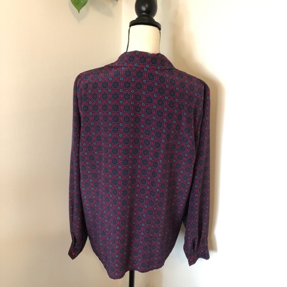 Vintage Haberdashery by Leslie Fay Floral Blouse - Picture 2 of 10